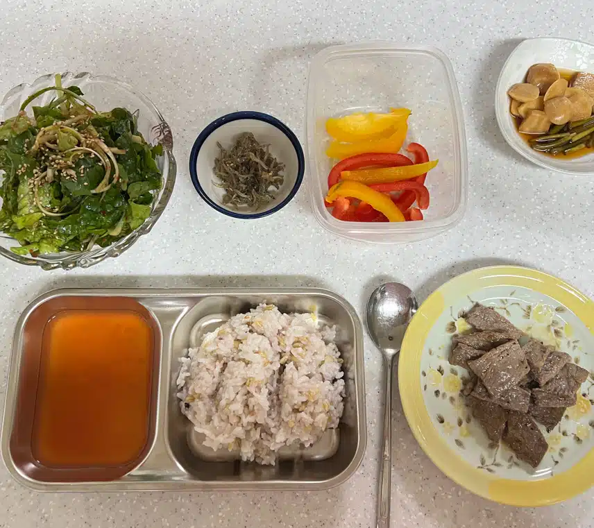 매일 혈당체크와 운동, 식단으로 혈당을 관리 하고 있어요