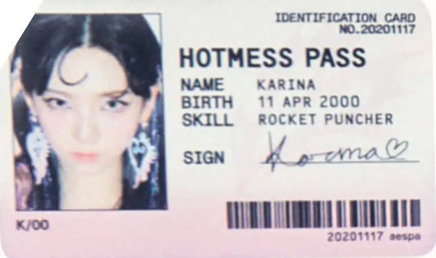 HOTMESS PASS ID 모음