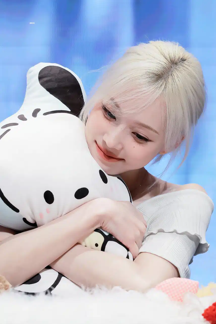 포챠코 껴 안은 귀여운 윈터!