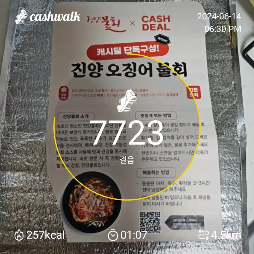 물회  1일차인증 