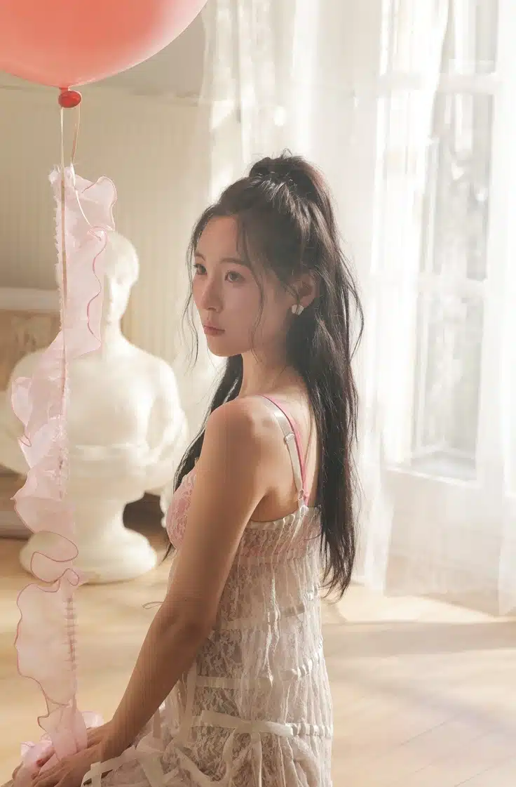 청순컨셉인줄 알았는데