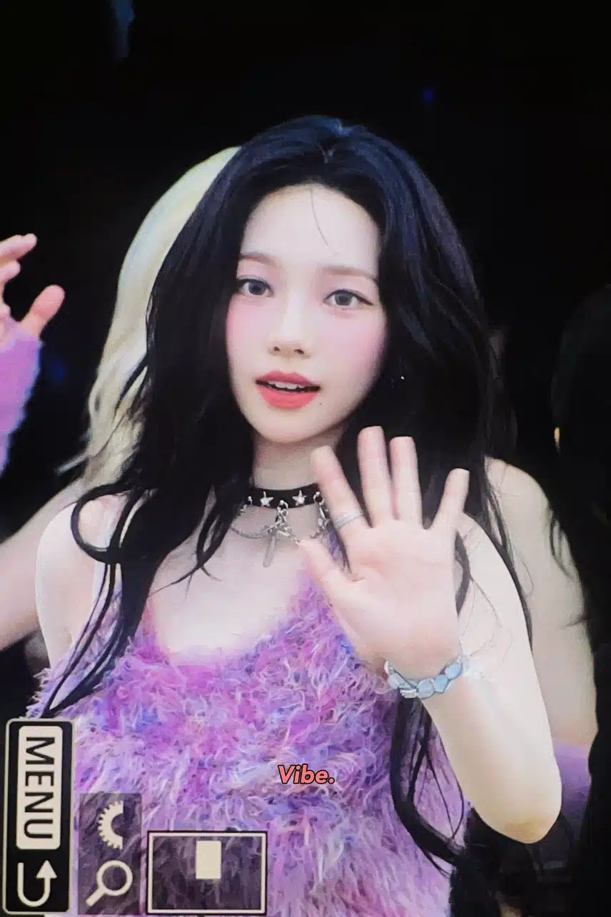 어제 카리나 비주얼 무슨일이지??