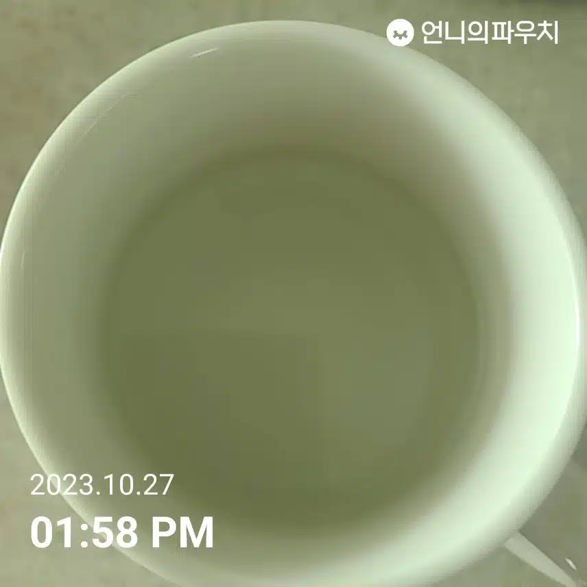 공복에 물한잔