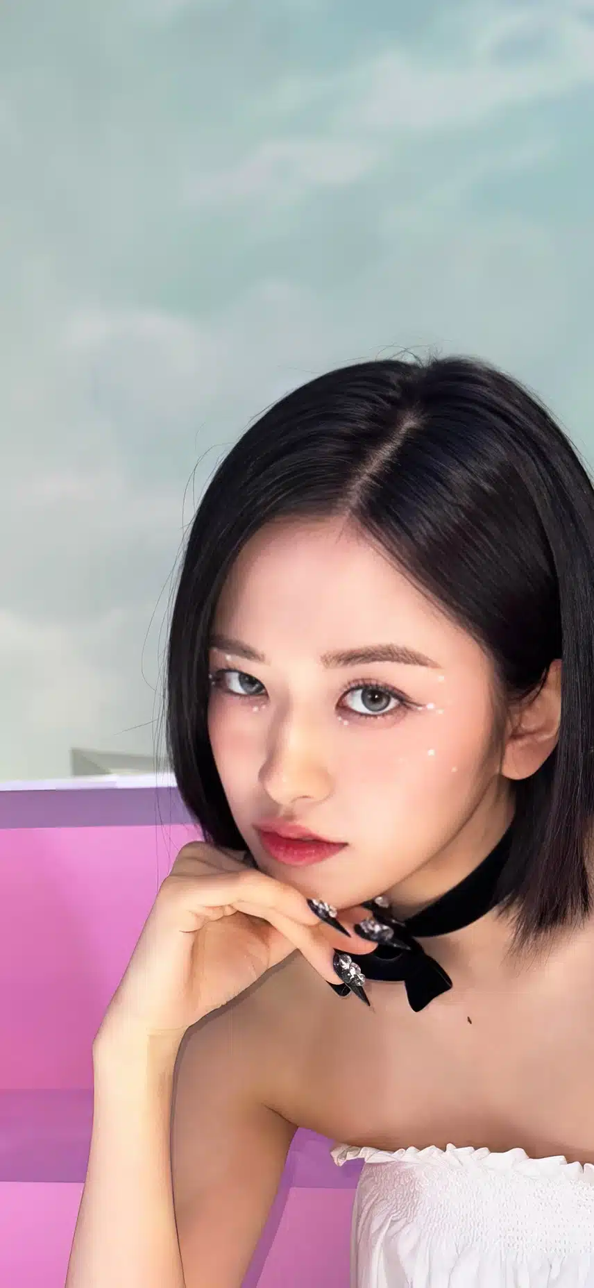 포스쩌는 칼단발 안유진 