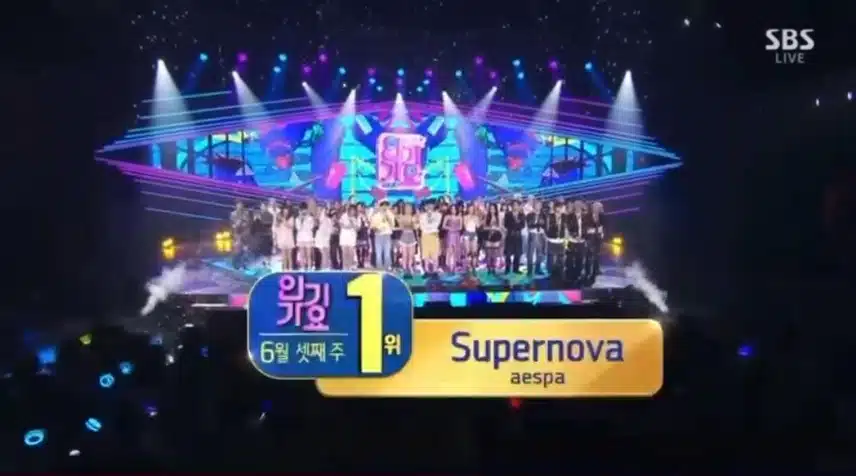 에스파 인기가요 1위🎉🎉