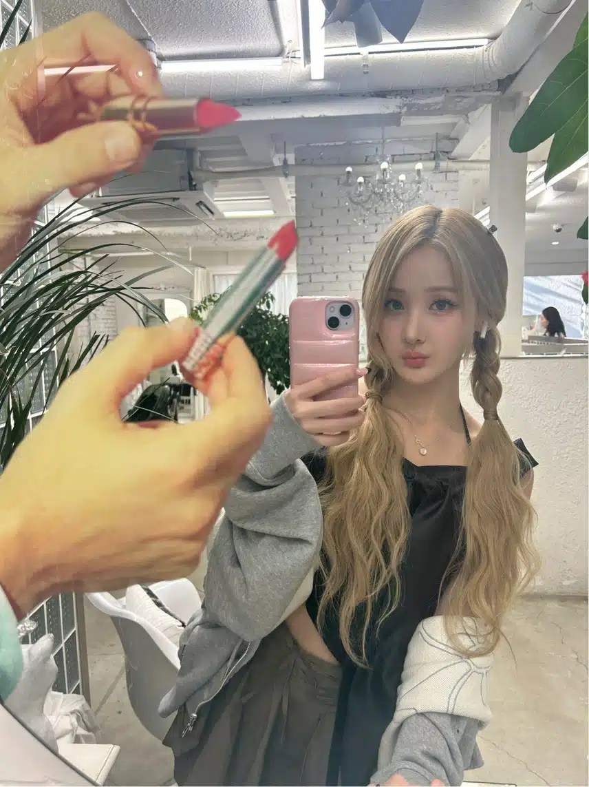 벨 진짜귀여운 거울셀카ㅎㅎ