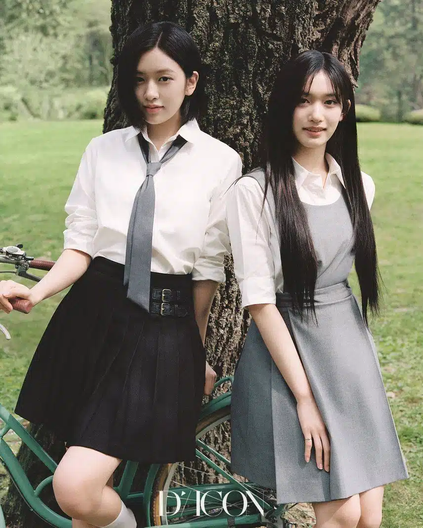 청춘영화같은 유진이와 이서🩵💚디아이콘