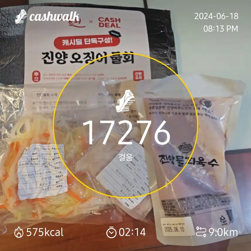 진양 물회 2번째 구매