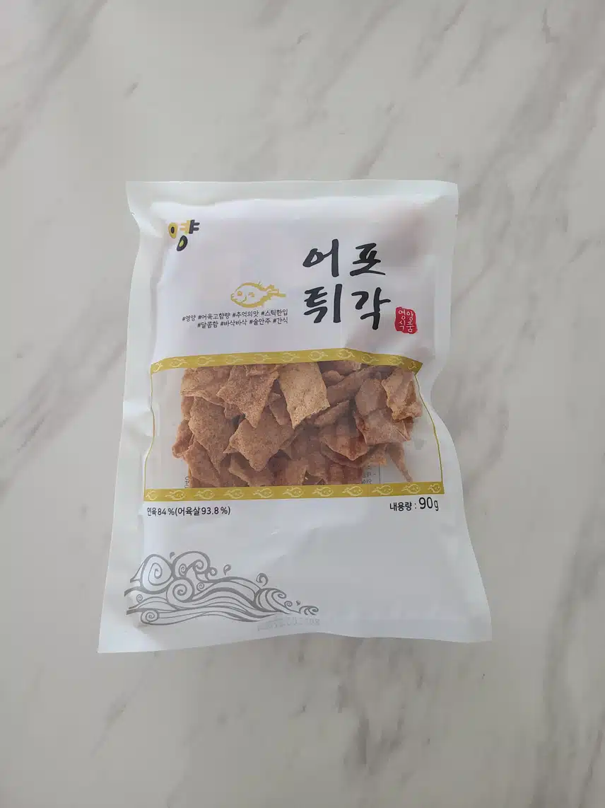 어포튀각 너무 맛있어요.