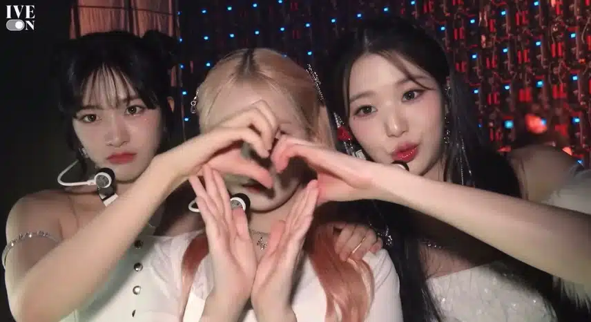 유진 레이 원영 쓰리 하트 만들기!