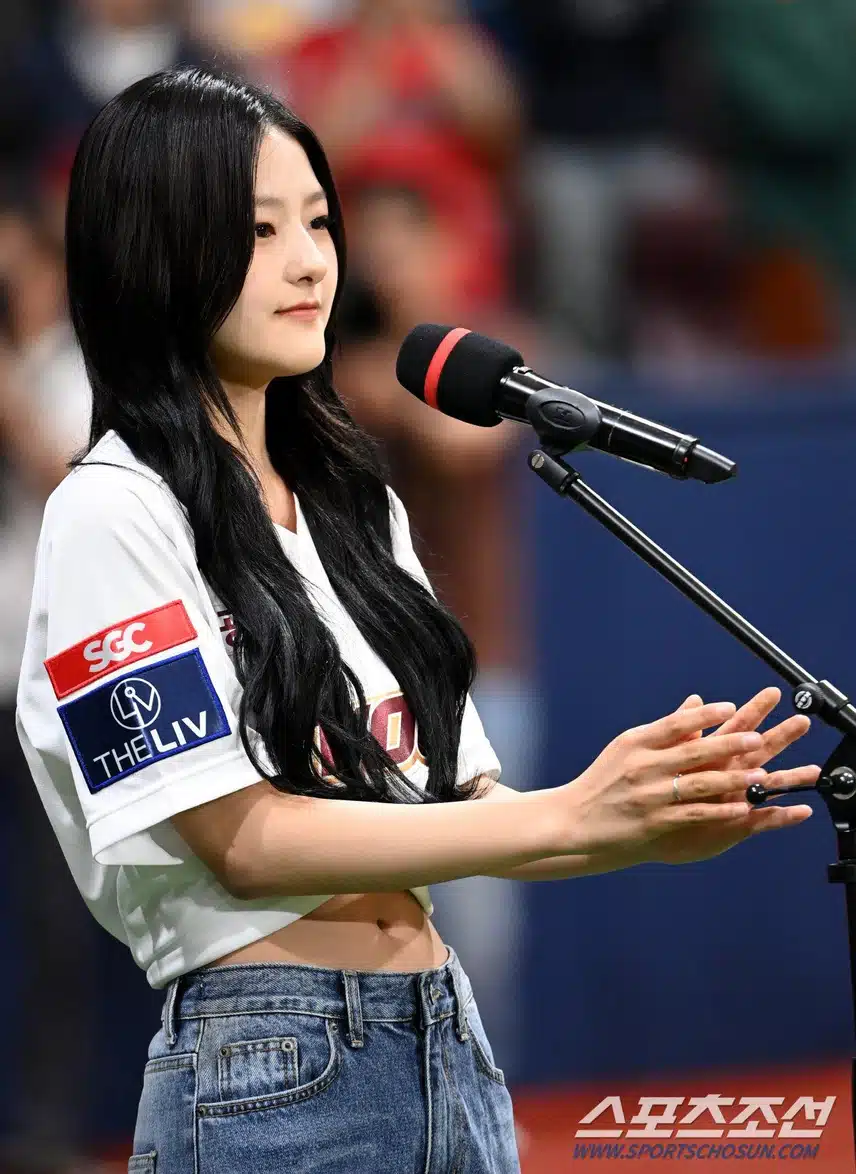 하늘이 애국가 제창