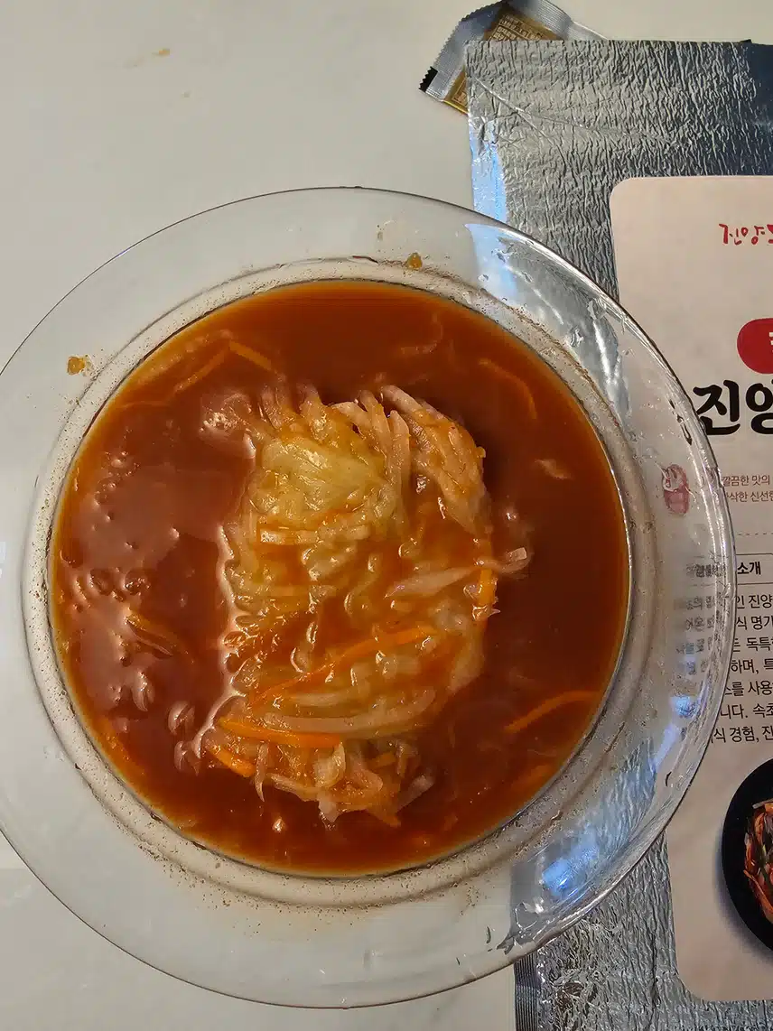 진양오징어물회