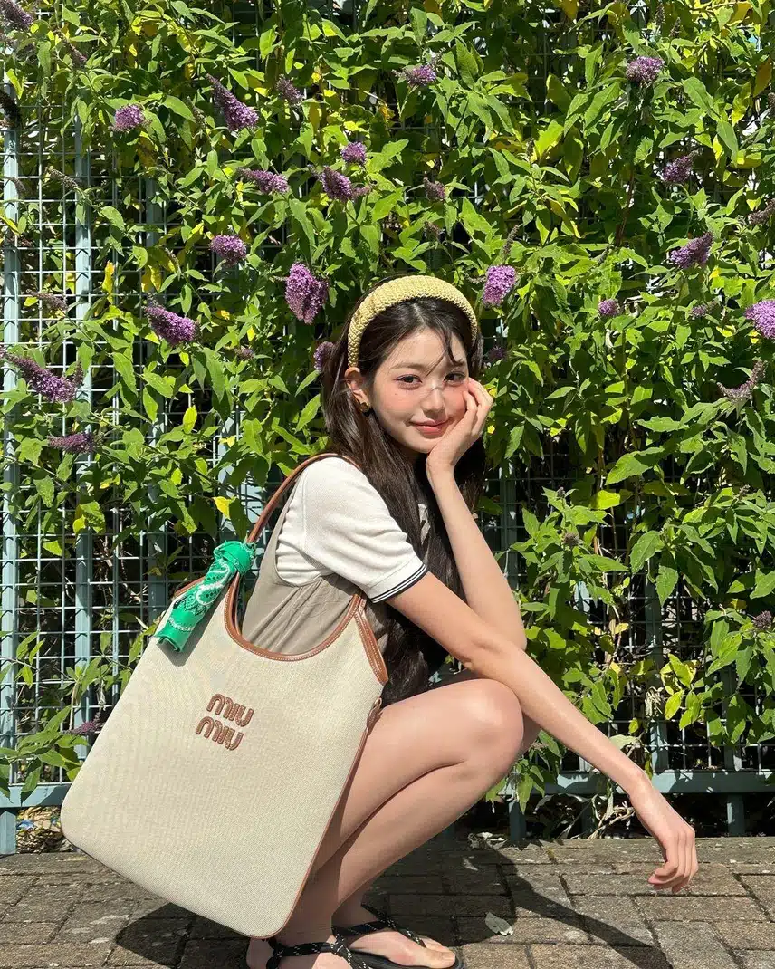 여름 바이브 with 미우미우 원영 인스타 업뎃