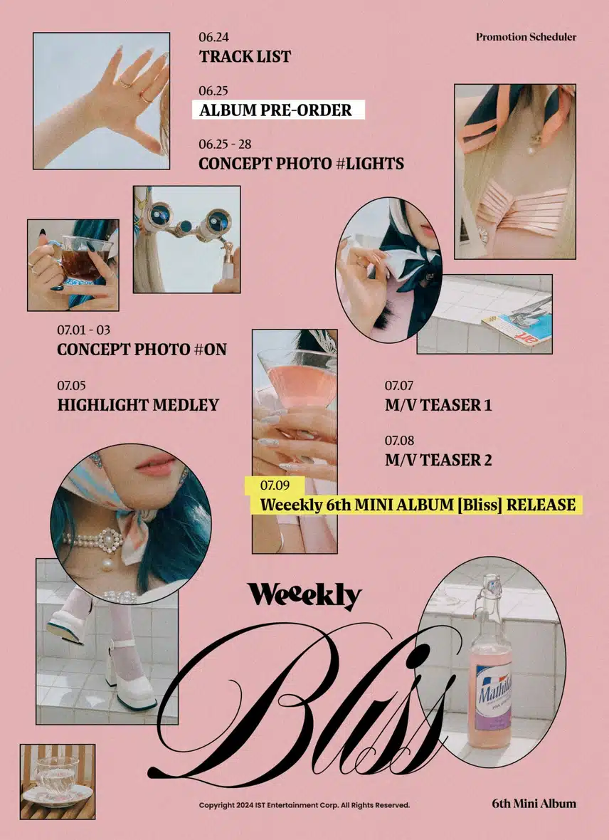 위클리 미니6집 [Bliss] Promotion Scheduler