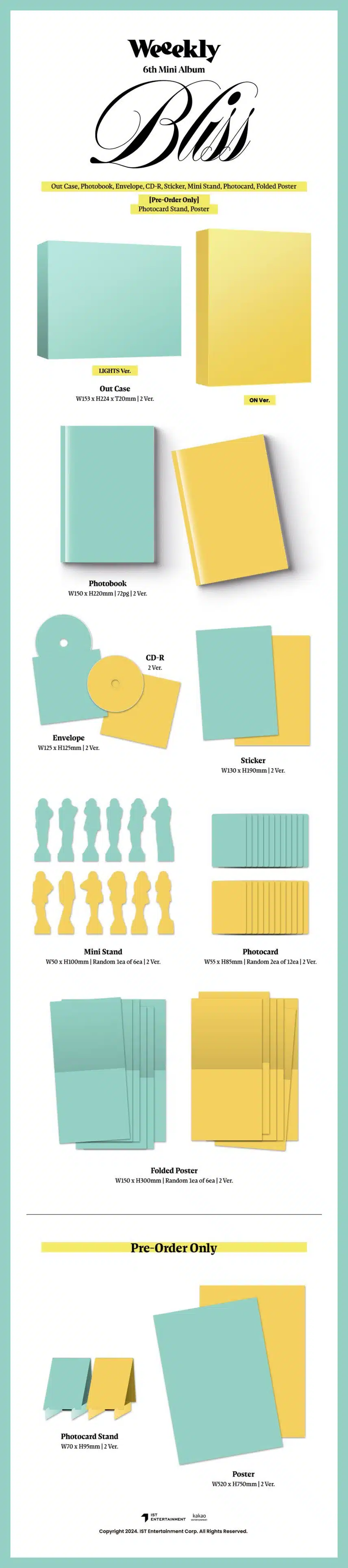 6th Mini Album [Bliss] 앨범구성