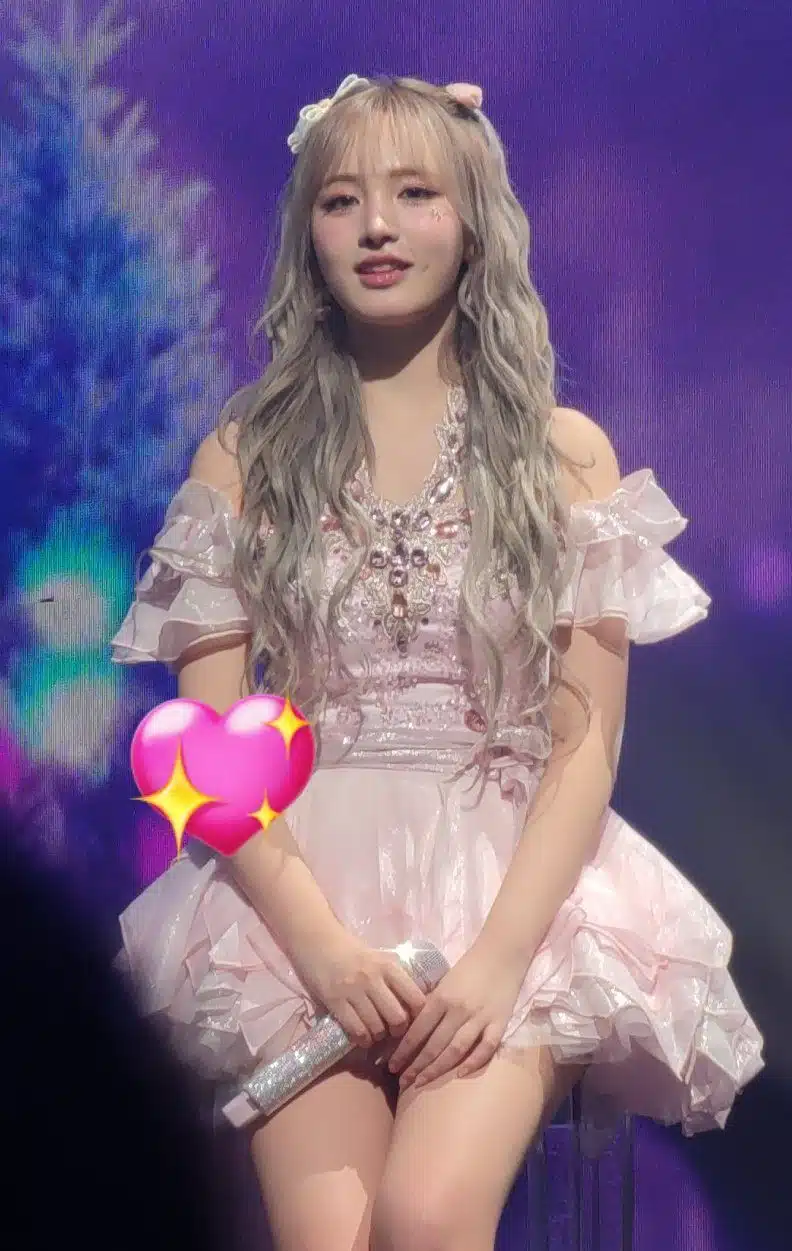 상파울루 콘서트에서 공주같은 리즈 
