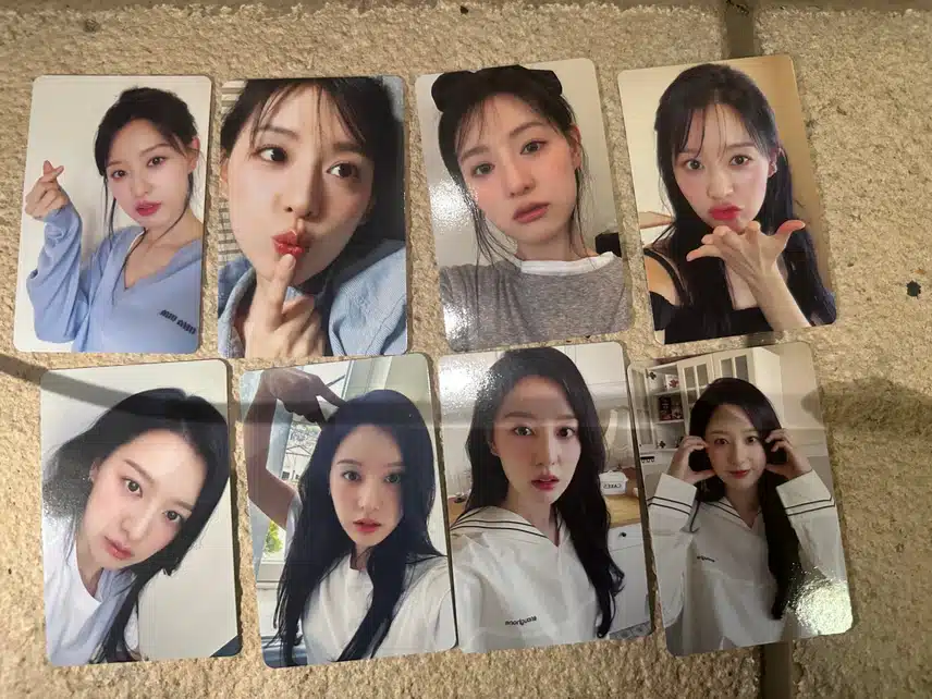 김지원 팬미팅 역조공 포카 퀄리티