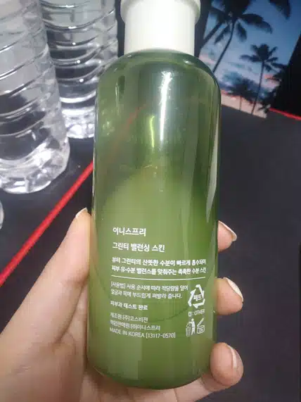 이니스프리 그린티 밸런싱 스킨 사용후기