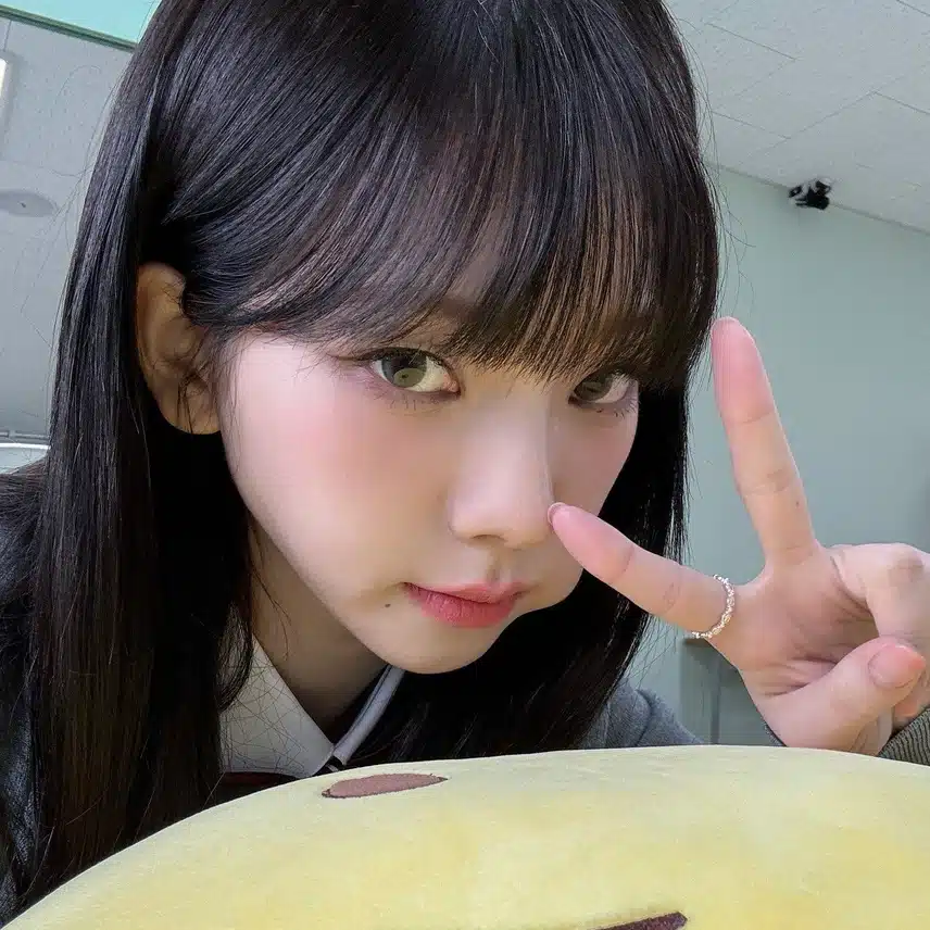 카리나 애기같애ㅜㅜㅜ볼좀보세요ㅎㅎ