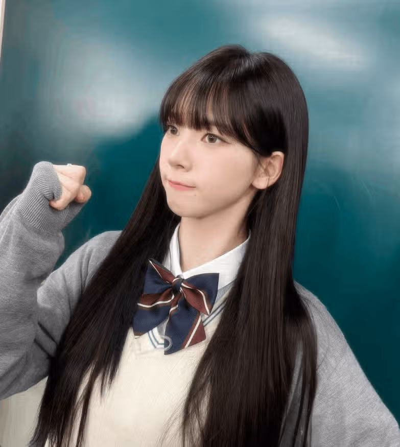 교복입은 유지민 