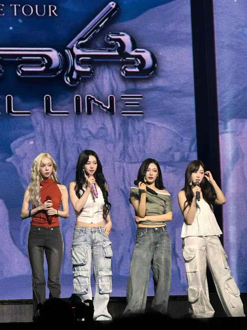 콘서트 에스파 단체 모습!