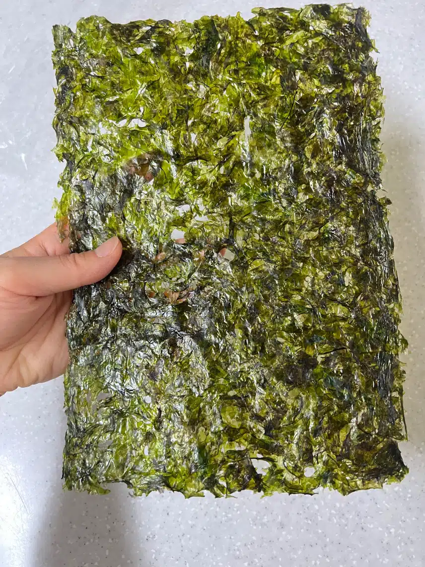 수산대전 쿠폰으로 맛있는 구운 김 0원에 구매 했어요