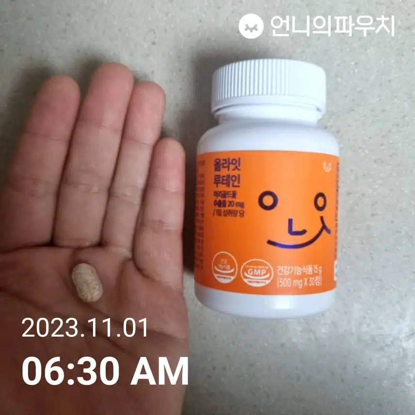 수요일 루테인