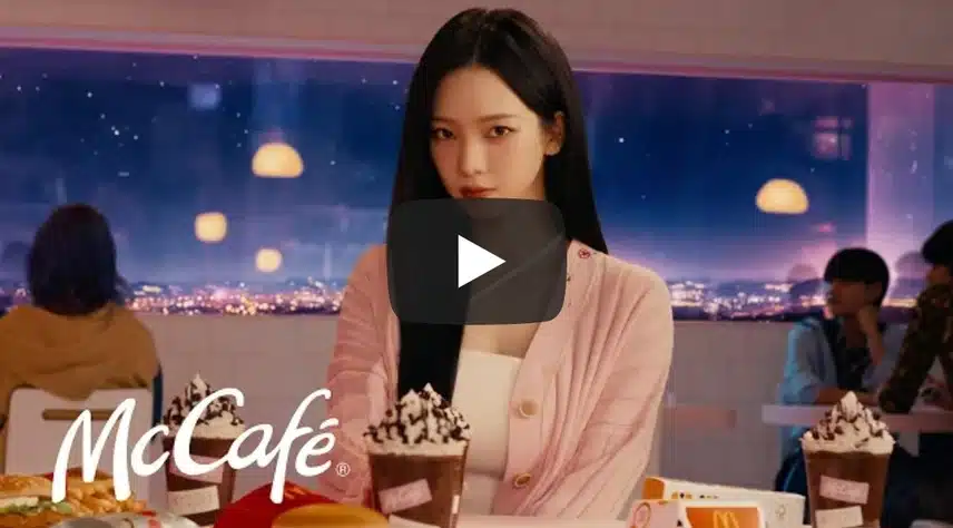 일본 맥도날드 McCafe 콜라보 cf