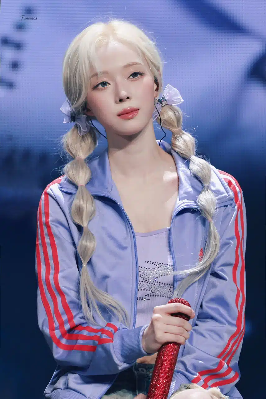땋은 머리가 진심 귀여운 어제자 윈터