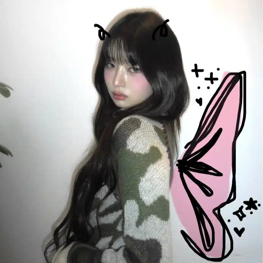 나비 날개 레이 귀엽다