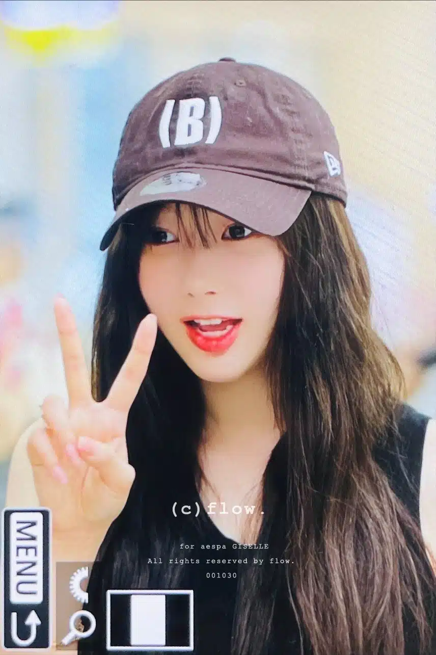 지젤 깜찍 브이