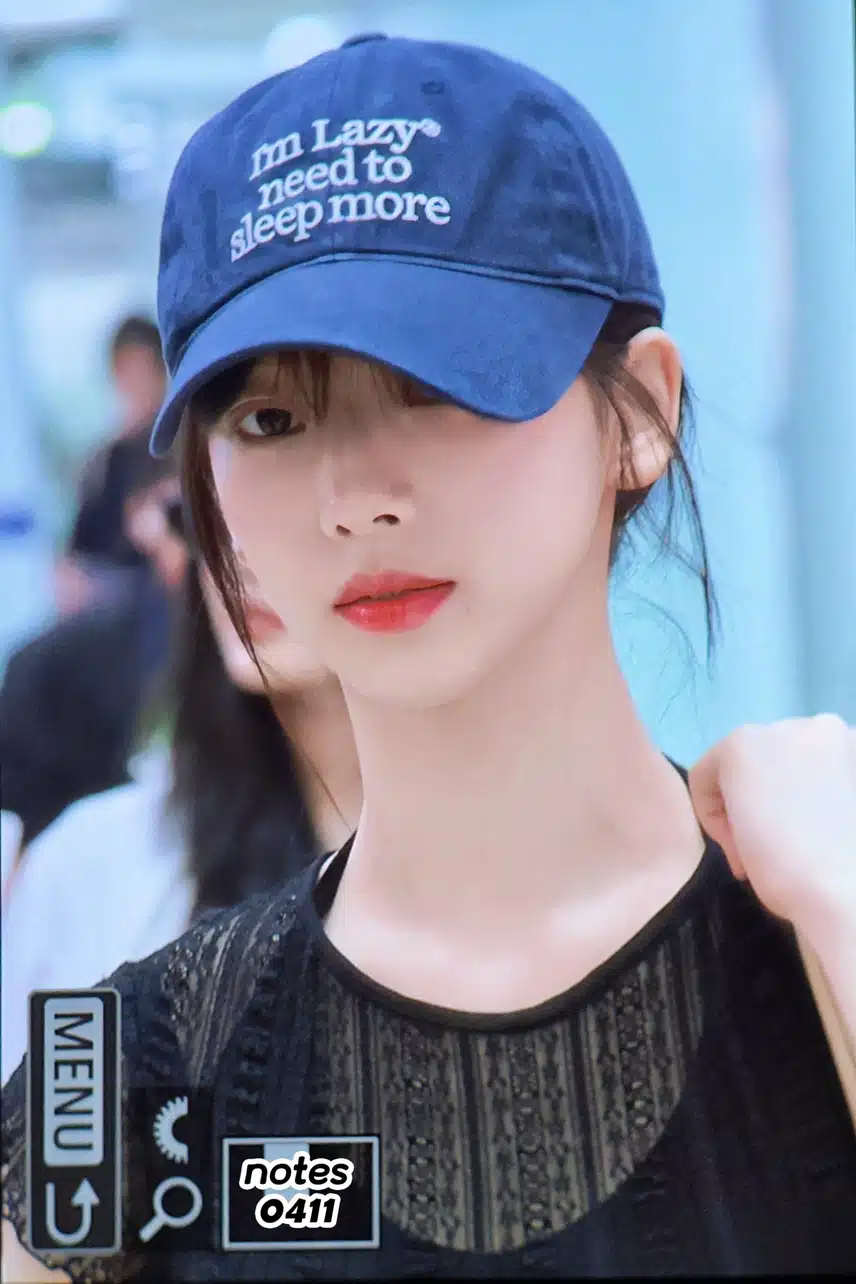 병아리 같은 카리나의 얼굴