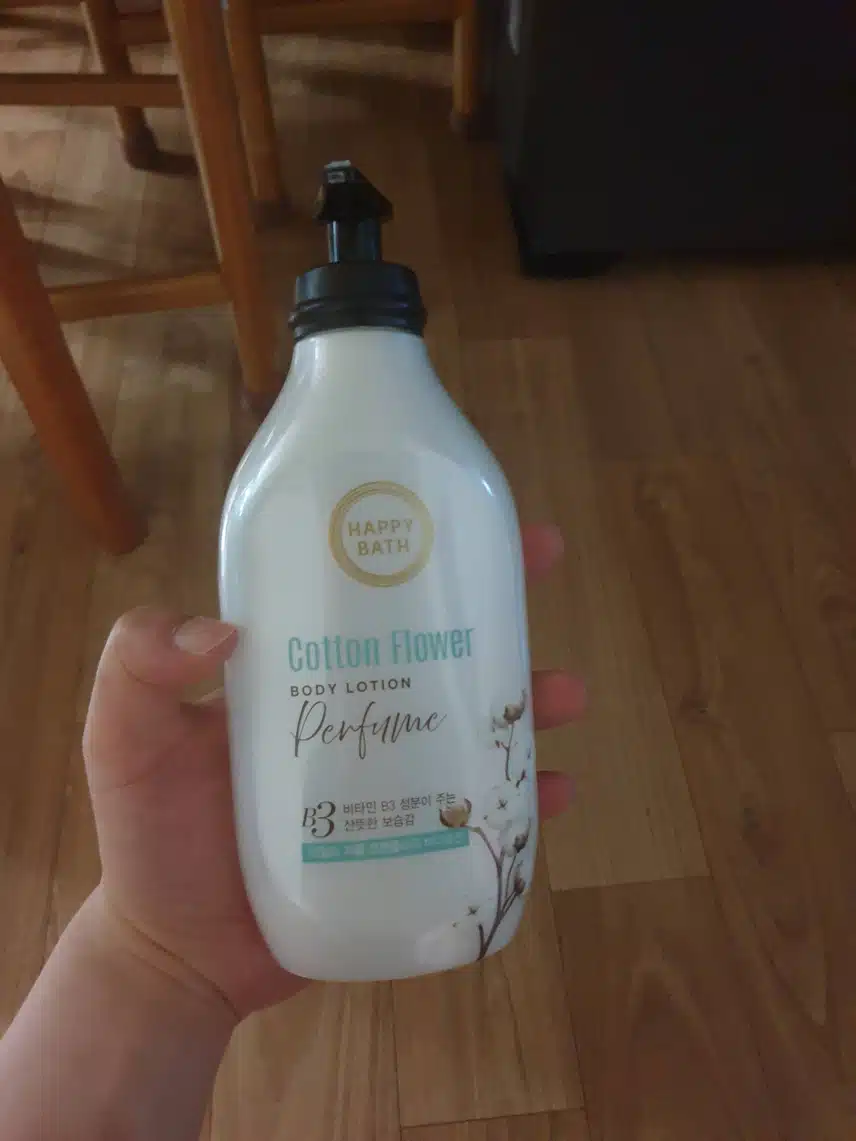 Happy bath_cotton flower 후기입니다