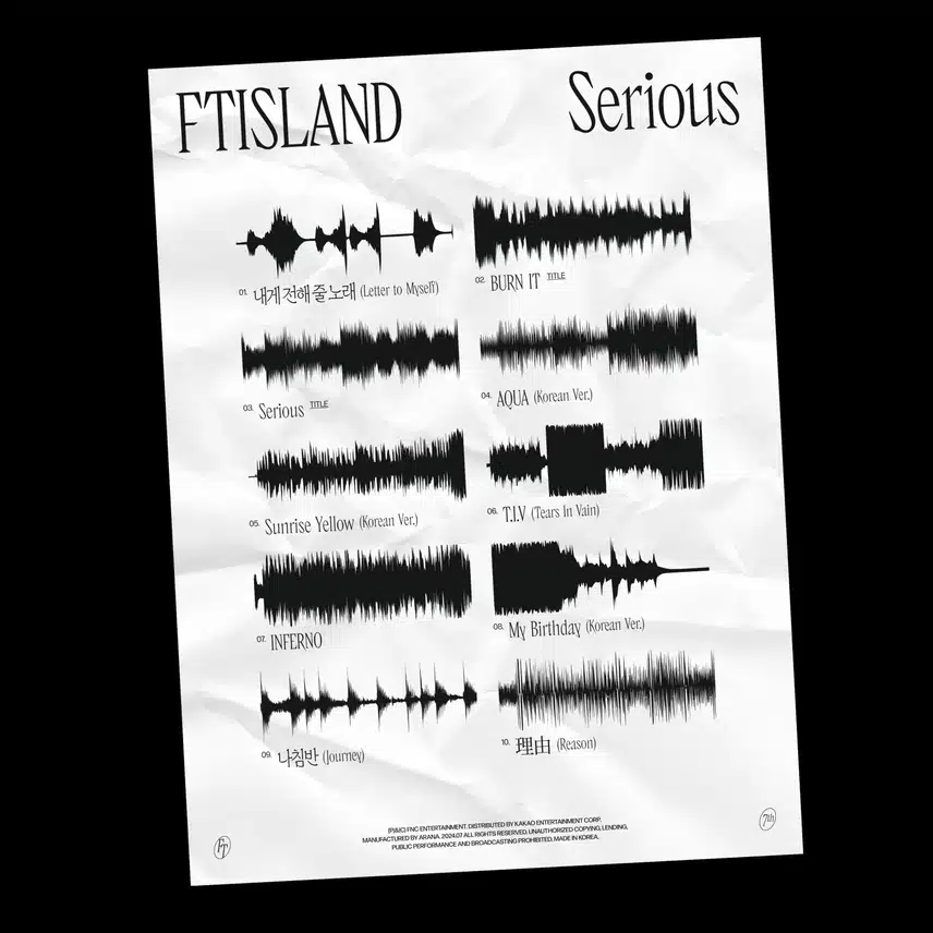 [Serious] TRACK LIST POSTER 
