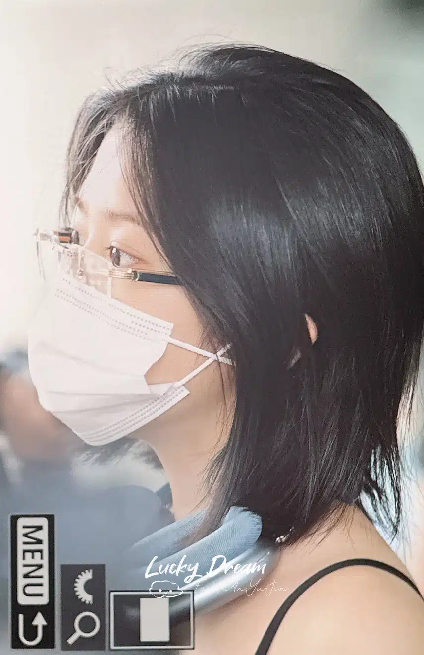 유진이 긱시크×마스크끼고 입국🛩