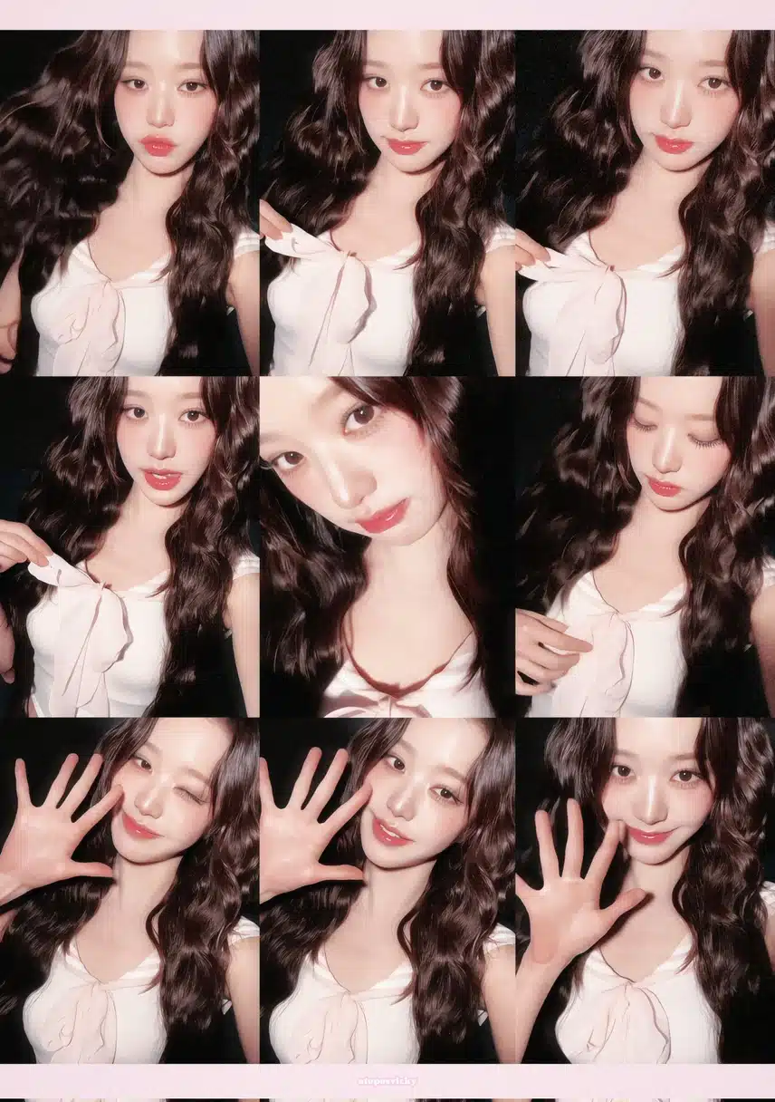 파마머리 장원영 여신 그 자체!!