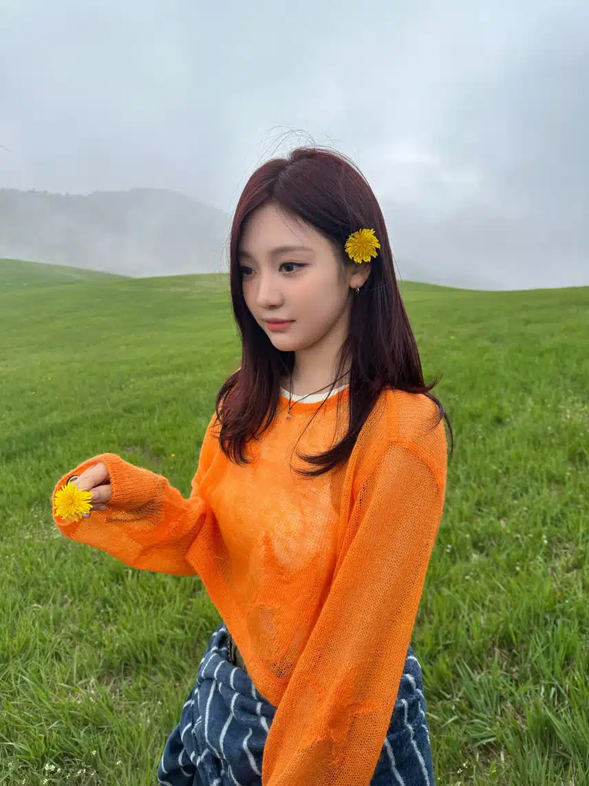 닝닝도 해바라기🌻처럼 예쁘다🩷