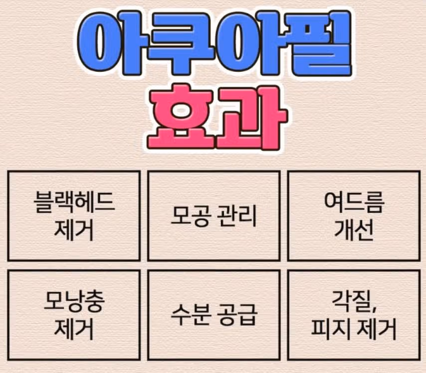 여드름 관리는 일주일에 한번 아쿠아필 받고 제대로 케어해보자