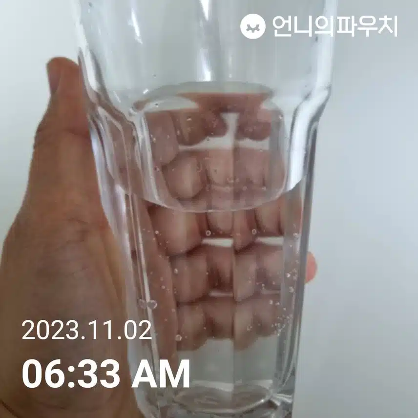 공복에 물한잔