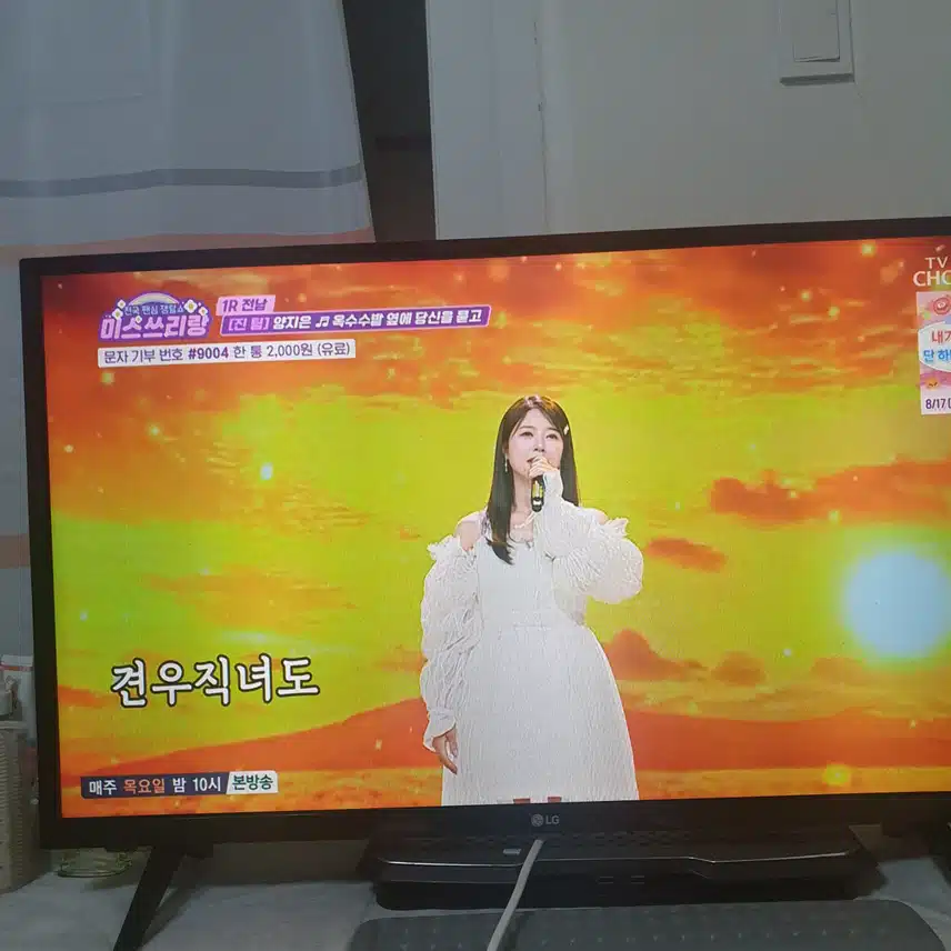 미스쓰리랑에서 양지은님의 까랑까랑한 가창력!