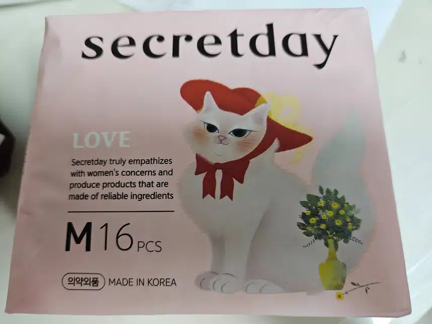 [내돈내산7회] 시크릿데이 러브 중형,입는오버나이트 추천해요!