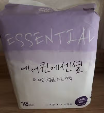 유기농 생리대 에어퀸 에센셜