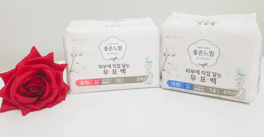 [내돈내산] 가장 민감한 피부에 좋은느낌 무표백 생리대로 그날도 뽀송하게💗