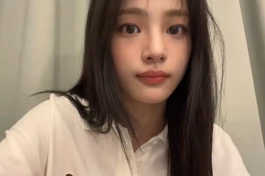 오늘자 민지 미모 장난 아니네요~