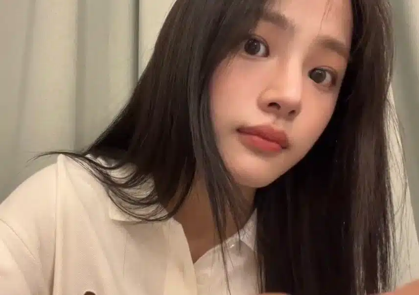 오늘자 민지 미모 장난 아니네요~