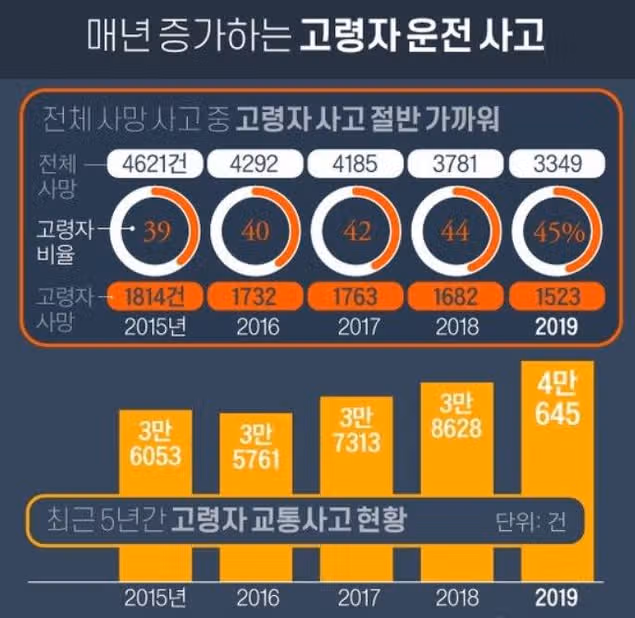 고령 운전자의 기준을 단순 나이가 아니라 운동능력으로 평가할 때!