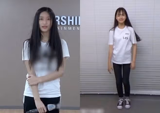 이서와 리즈의 오디션 모습