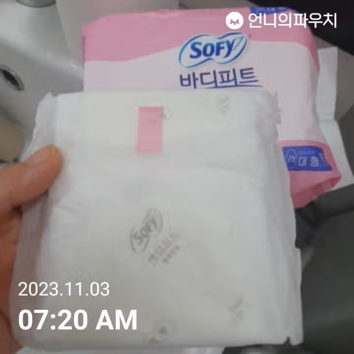 바디피트 볼록맞춤 생리대 대형