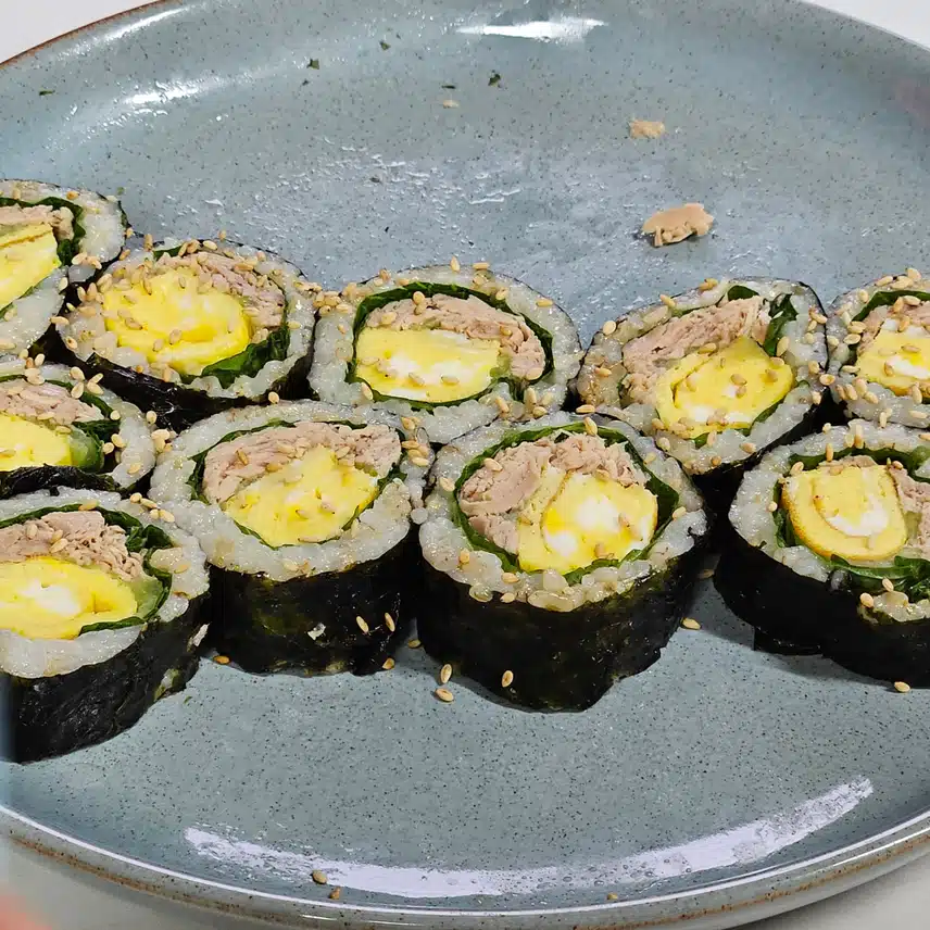  '대한민국수산대전'에서 만난 '구운김'으로 김밥 말았어요!!