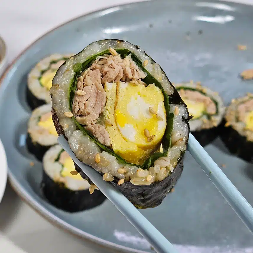  '대한민국수산대전'에서 만난 '구운김'으로 김밥 말았어요!!